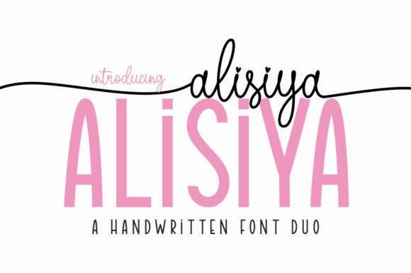 Alisiya: A Duo Font for Elegant and Modern Designs