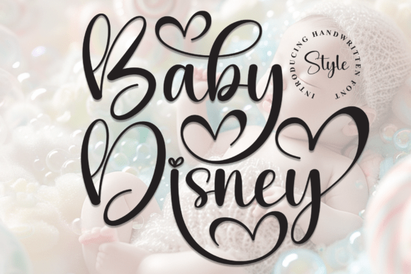 Baby Disney: A Charming Script for Personal Designs