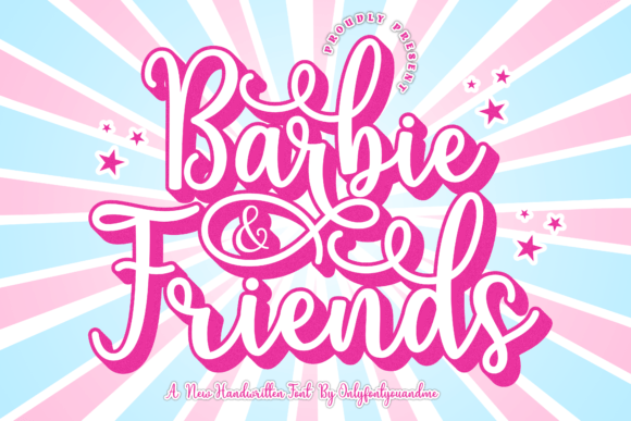 Barbie and Friends: A Charming Handwritten Font