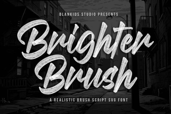 Brighter Brush: A Realistic Script Font for Professional Branding