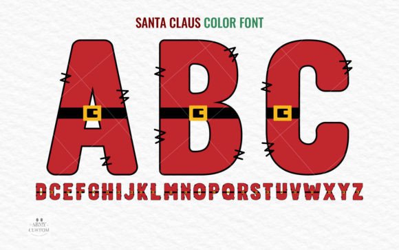 Christmas Santa: A Festive Font for Your Holiday Creations