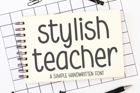 Discover the Charm of Stylish Teacher Font