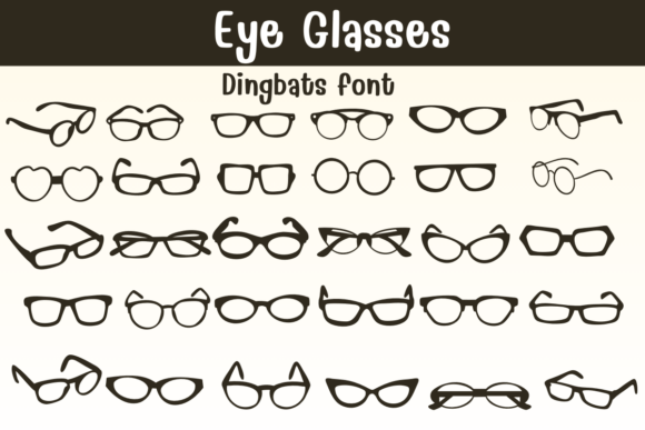 Eye Glasses: A Sketched Dingbats Font for Lively Designs