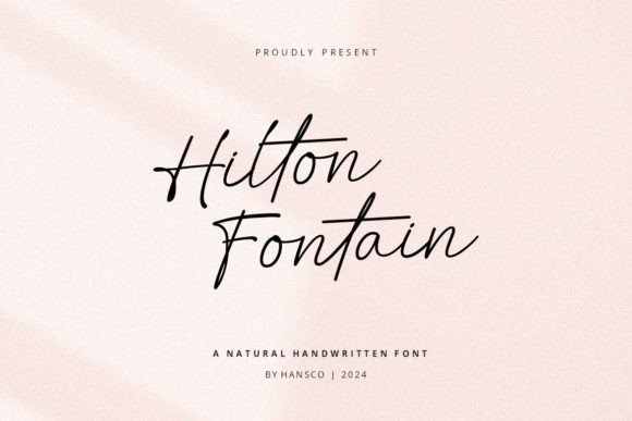 Hilton Fontain: Elegant Modern Handwriting for Your Designs