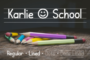 Karlie School: A Typeface for Teaching Children to Write