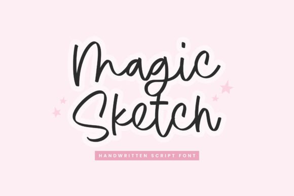 Magic Sketch: A Handwritten Script Font for Creative Projects