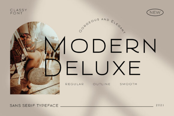 Modern Deluxe: Elegant Sans Serif for Creative Projects