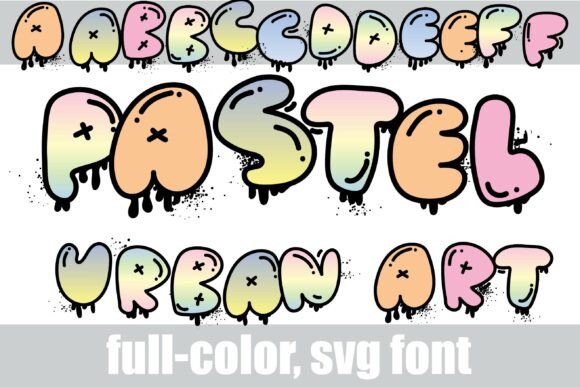 Pastel Urban Art: Dreamy Street Style Typography