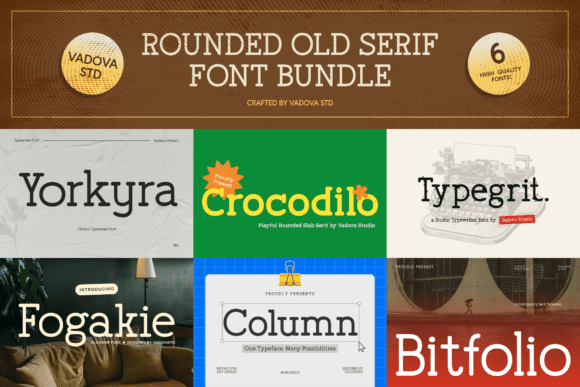 Rounded Old Serif Font Bundle: A Vintage Typographic Charm