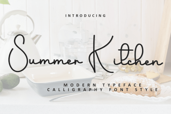 Summer Kitchen: A Unique Font for Creative Design