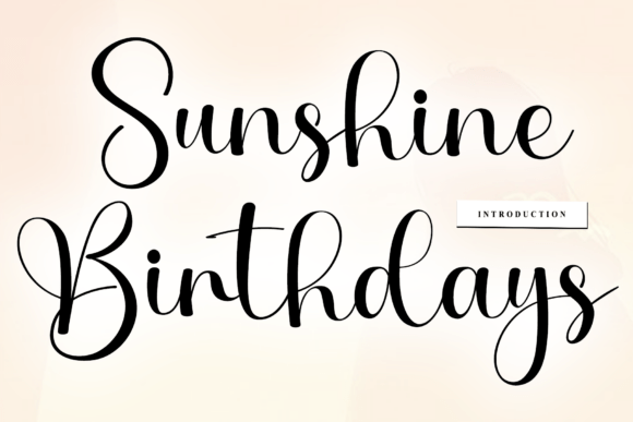 Sunshine Birthdays: A Rhythmic Script for Artisan Brands